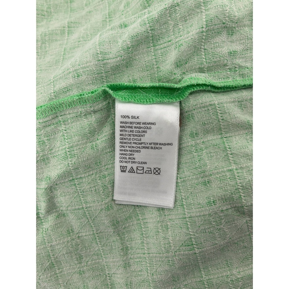 Lot of 2 Tommy Bahama Mens XXL Shirt Lot Coconut Point Silk Green Blue Tropical - Picture 9 of 12